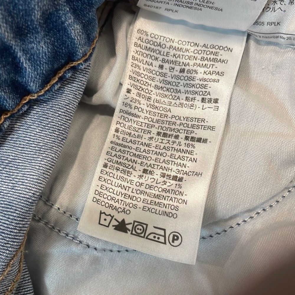 LEVE’S 721 HIGH RISE SKINNY WOMEN'S JEANS W24 / L30. - Picture 14 of 16